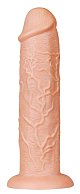 Телесный фаллоимитатор-гигант 11 Realistic Long Dildo - 28 см.