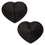 Черные пэстисы в форме сердечек Heart Pasties